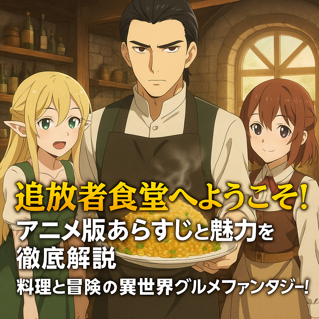 『追放者食堂へようこそ！』アニメ版あらすじと魅力を徹底解説｜料理と冒険の異世界グルメファンタジー！