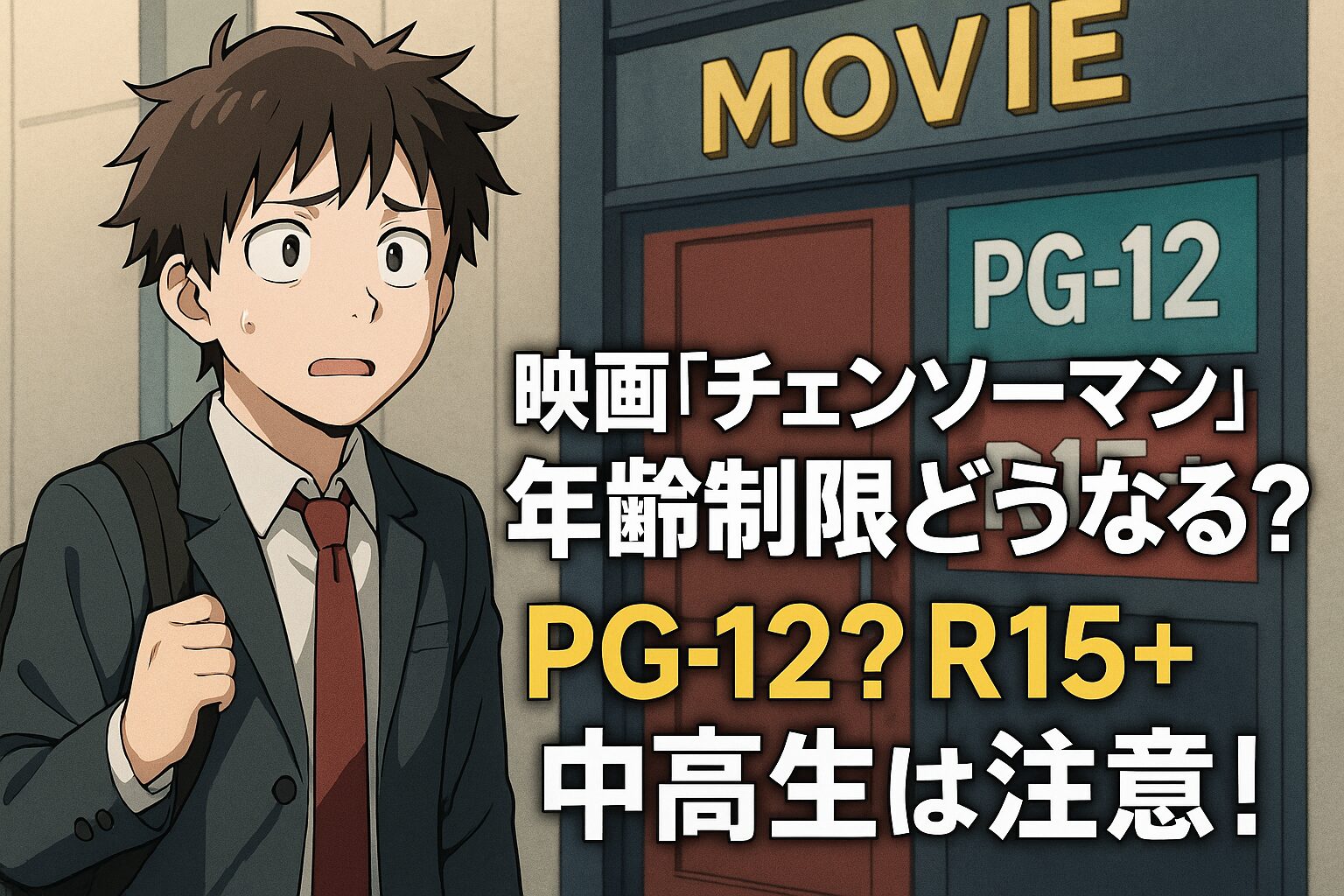 劇場版『チェンソーマン レゼ篇』年齢制限やレーティングは？R指定の可能性を解説