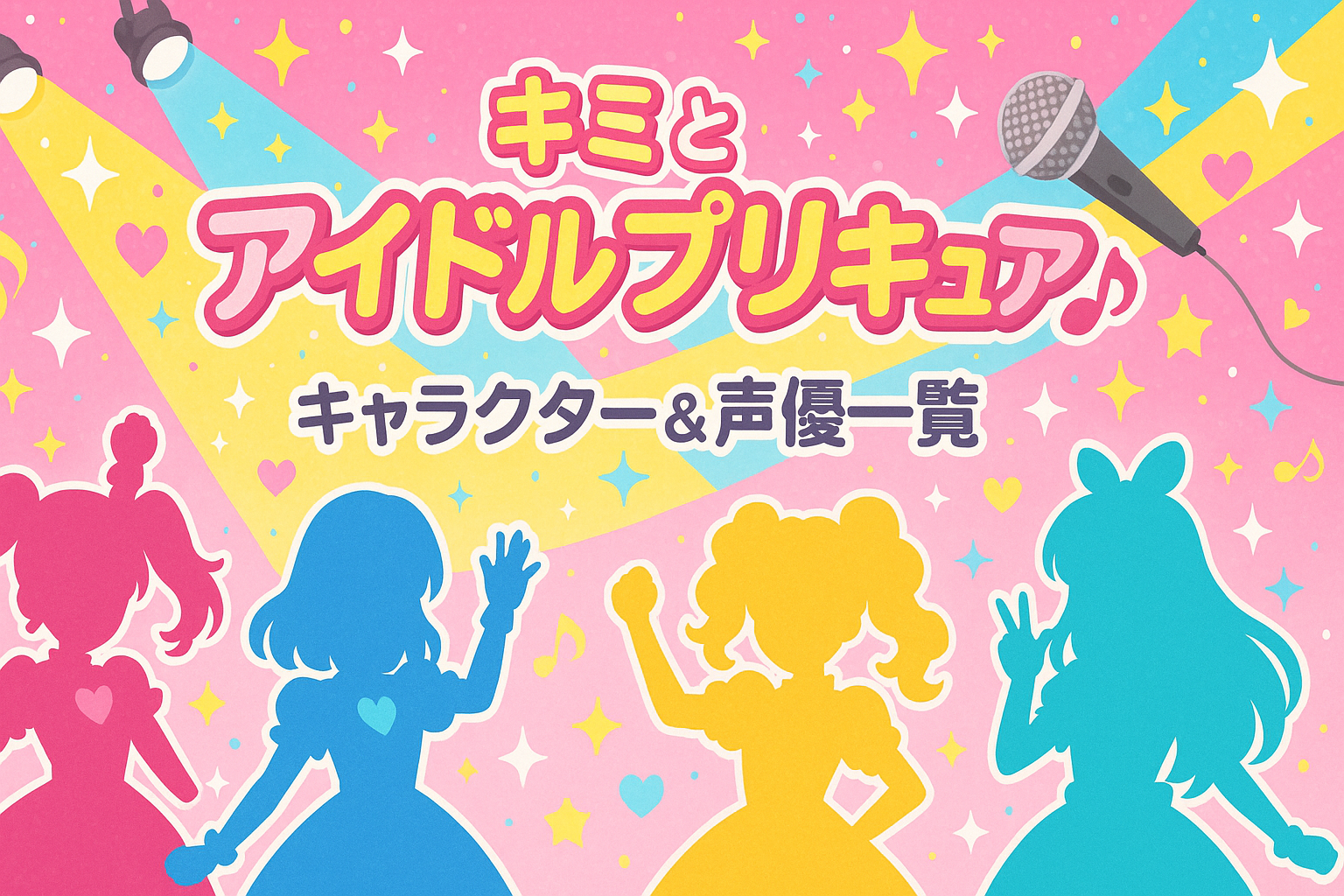 【完全網羅】キミとアイドルプリキュア♪キャラクター＆声優一覧