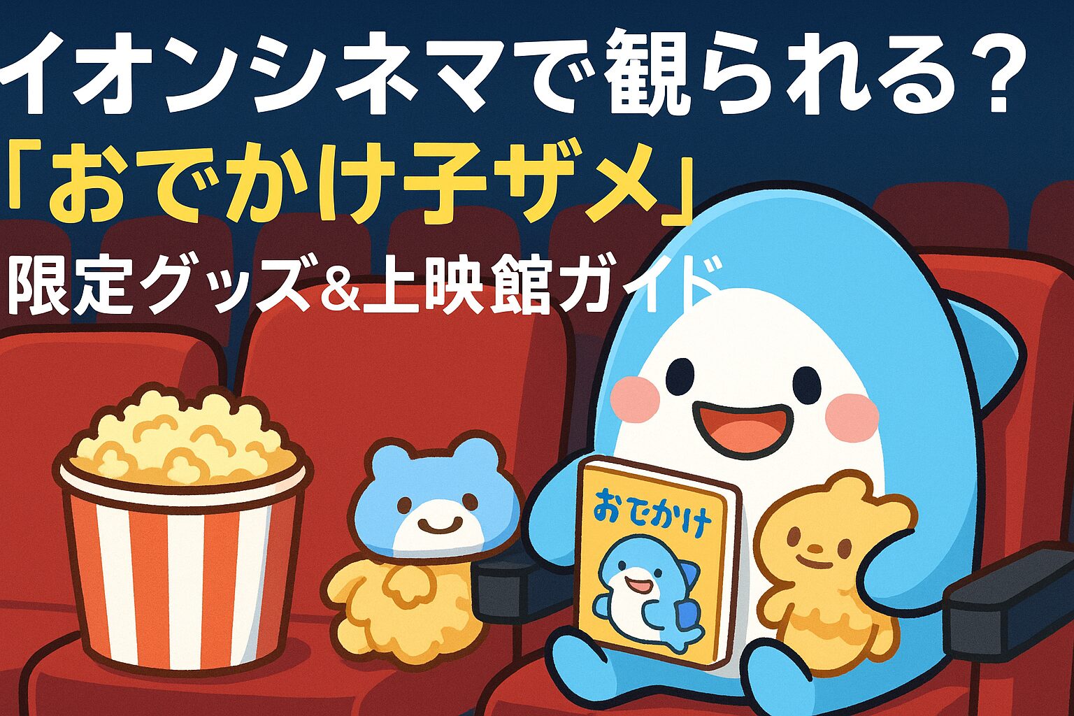 イオンシネマで観られる？おでかけ子ザメ上映館＆限定グッズ情報