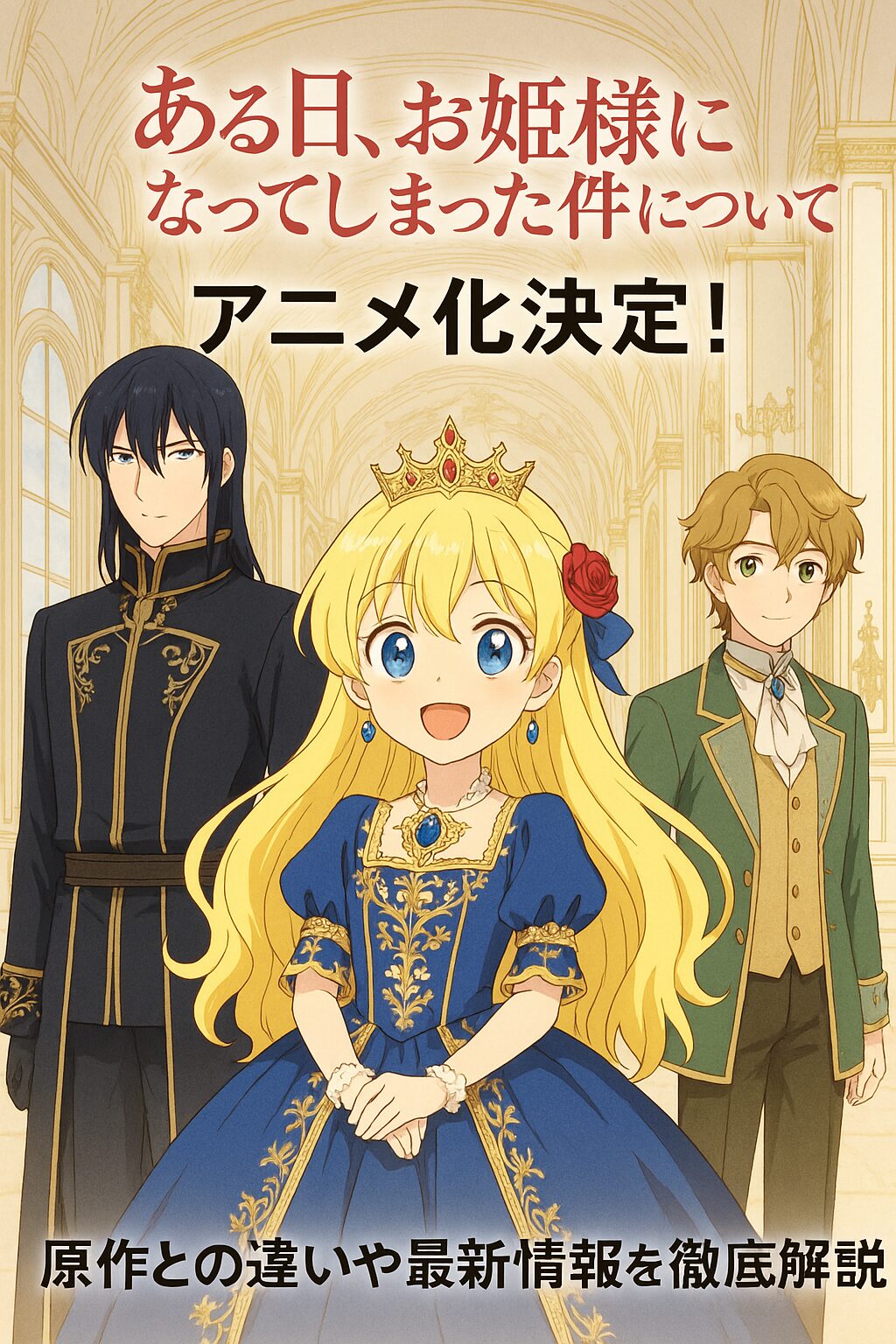 「ある日、お姫様になってしまった件について」アニメ化決定？原作との違いや最新情報を徹底解説