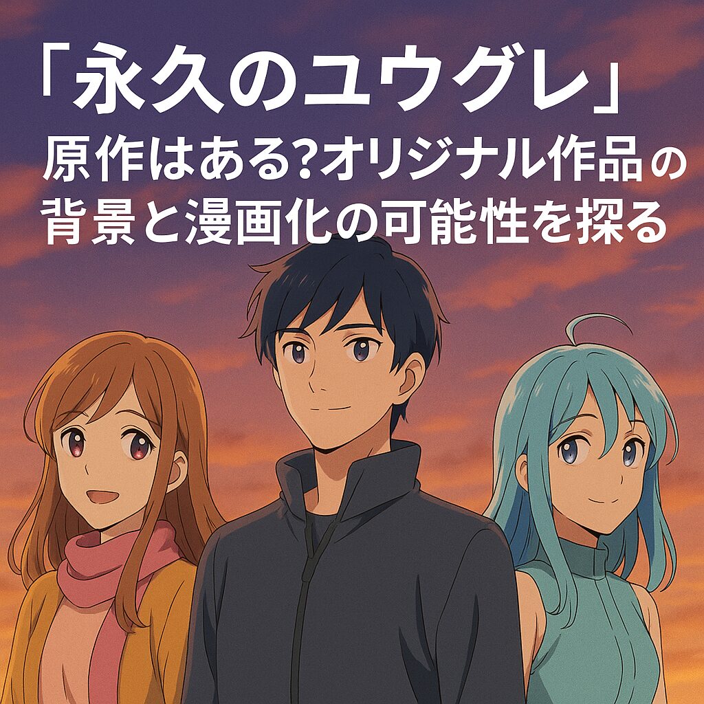 『永久のユウグレ』原作はある？オリジナルストーリーと漫画化の可能性を考察