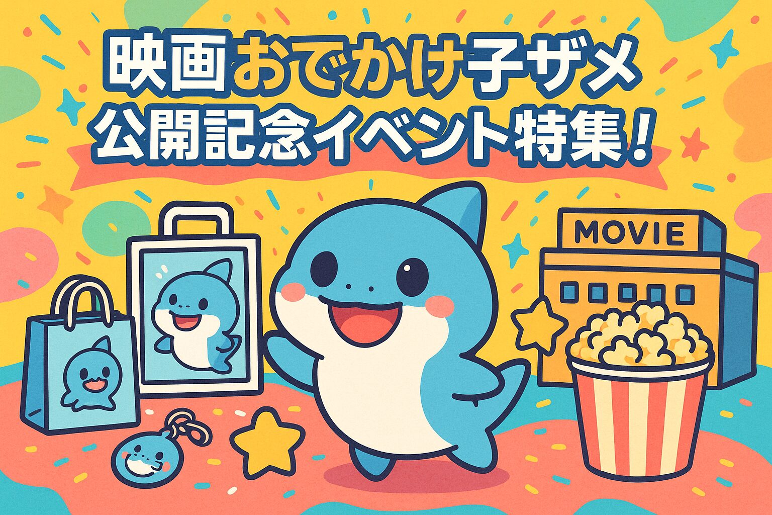 六本木蔦屋書店フェアも！映画おでかけ子ザメの公開記念イベント情報