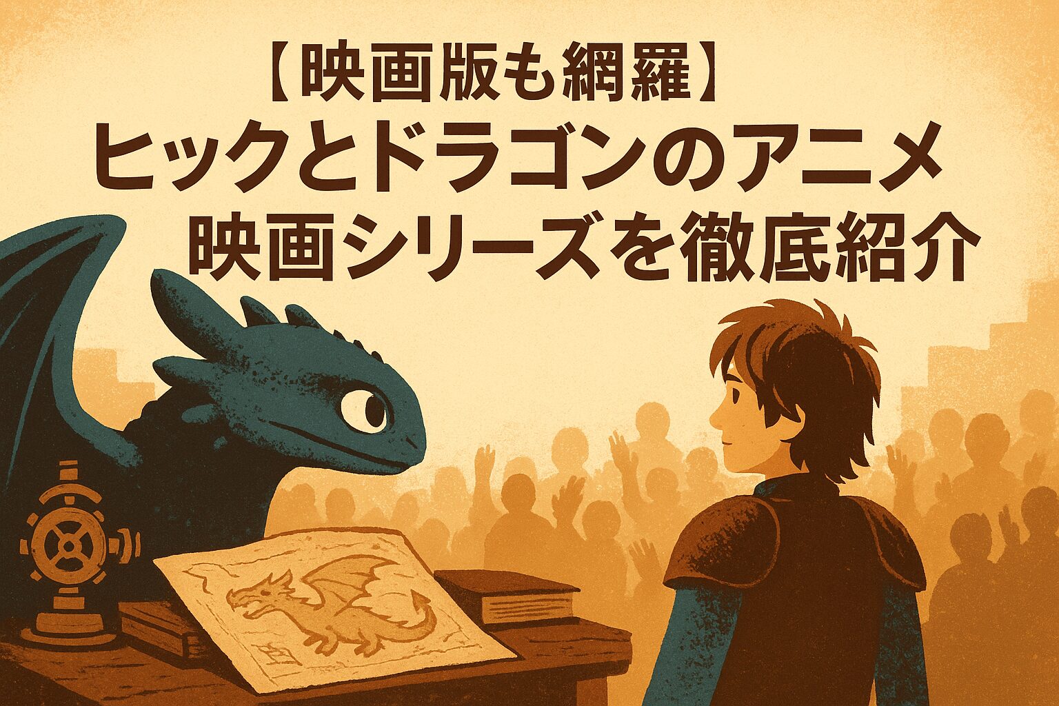 【映画版も網羅】ヒックとドラゴンのアニメ映画シリーズを徹底紹介