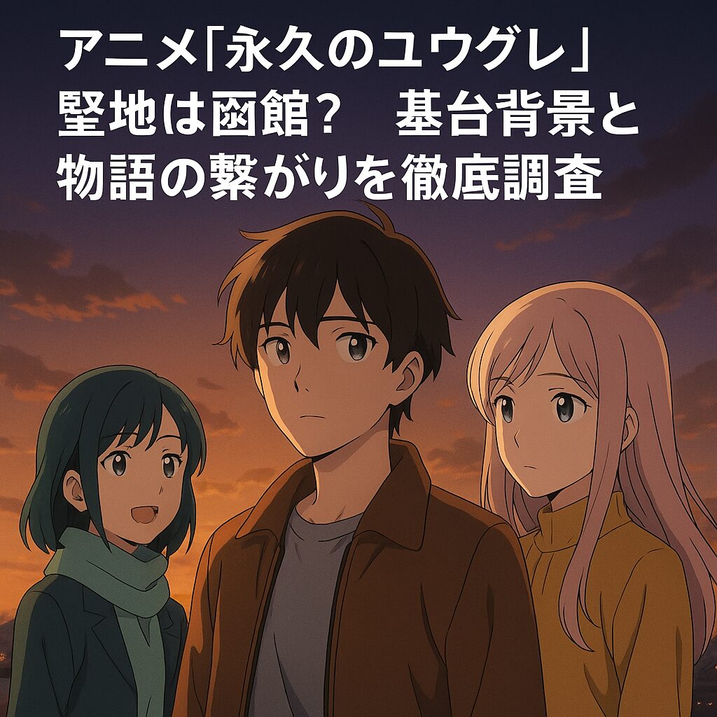 アニメ『永久のユウグレ』聖地は函館？舞台背景と物語のつながりを調査