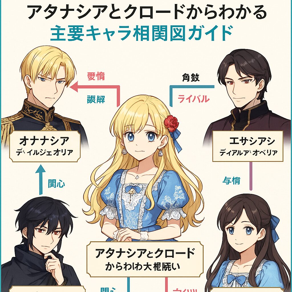 アタナシアやクロードも登場！『ある日、お姫様になってしまった件について』キャラクター相関図まとめ