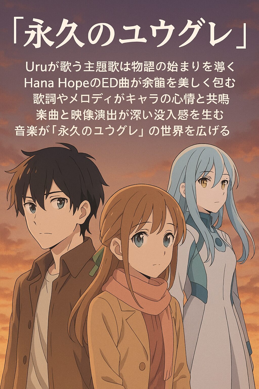 『永久のユウグレ』主題歌＆ED曲まとめ｜UruとHana Hopeが彩る名シーン
