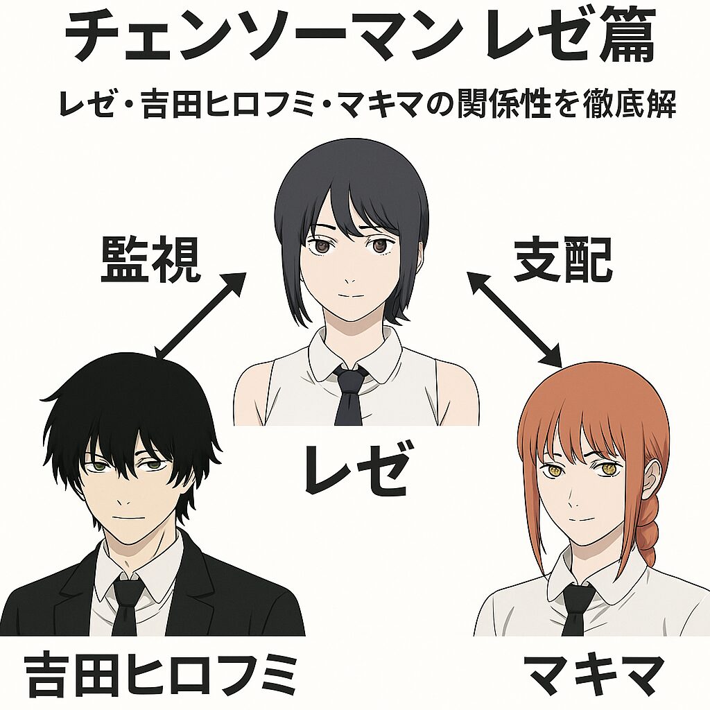 『チェンソーマン レゼ篇』キャラクター紹介｜レゼ・吉田ヒロフミ・マキマの関係性
