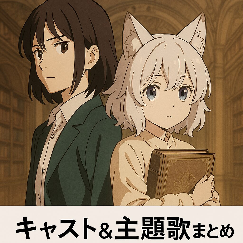 🎙️『この本を盗む者は』キャスト＆主題歌まとめ🎵｜呪われた物語を紡ぐ声と音楽とは？