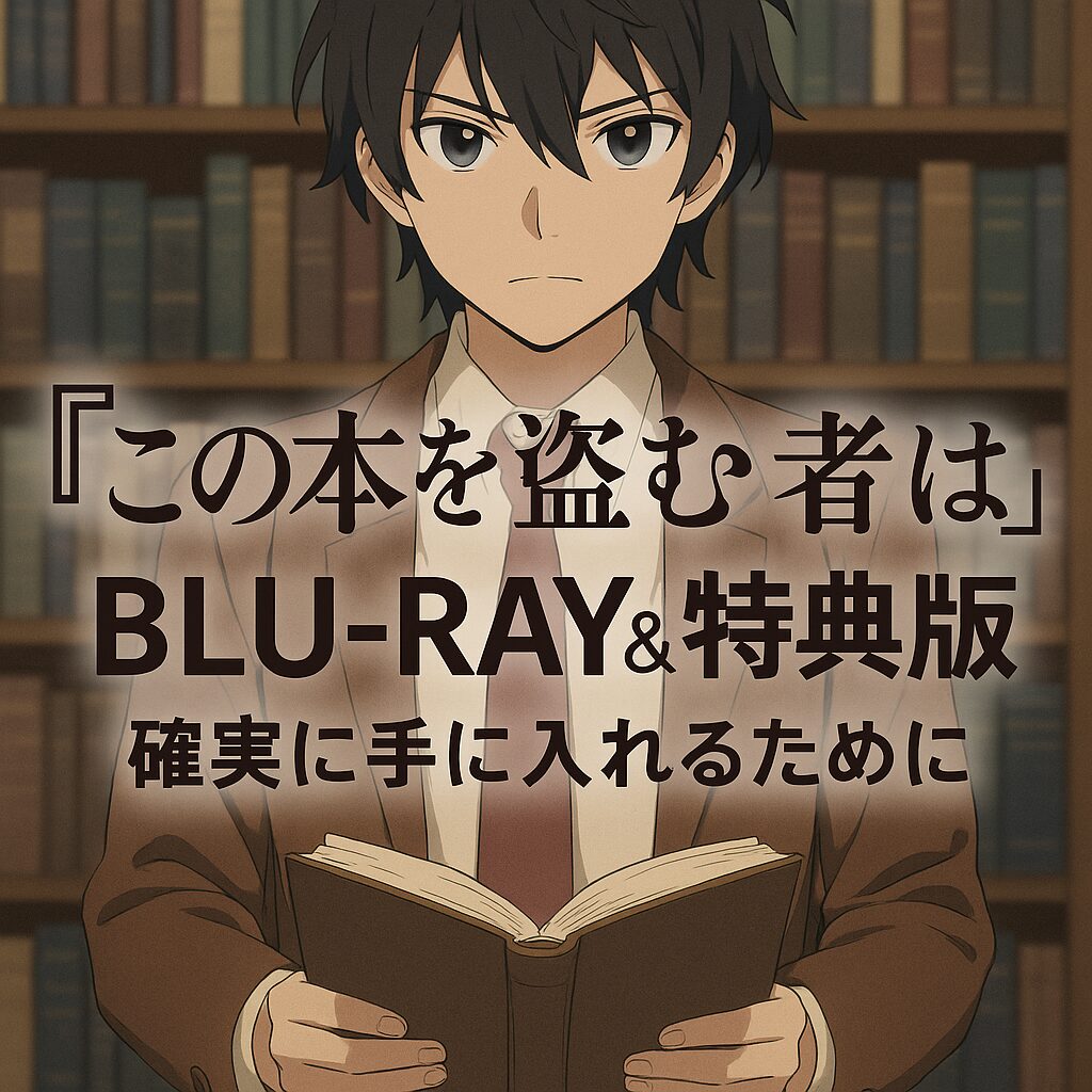 🎁『この本を盗む者は』Blu-ray＆特典はいつまで？限定版・特装ケース・設定資料集まとめ