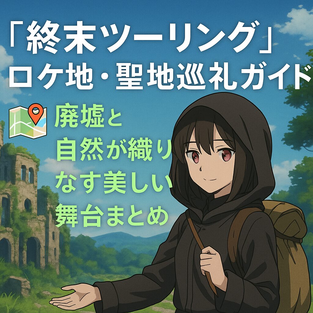 🗺️ 『終末ツーリング』ロケ地・聖地巡礼ガイド🌍｜廃墟と自然が織りなす美しい舞台まとめ