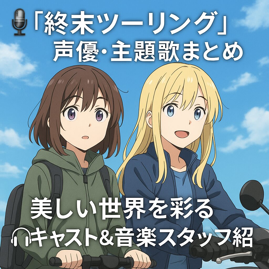 🎙️ 『終末ツーリング』声優・主題歌まとめ🎧｜美しい世界を彩るキャスト＆音楽スタッフ紹介