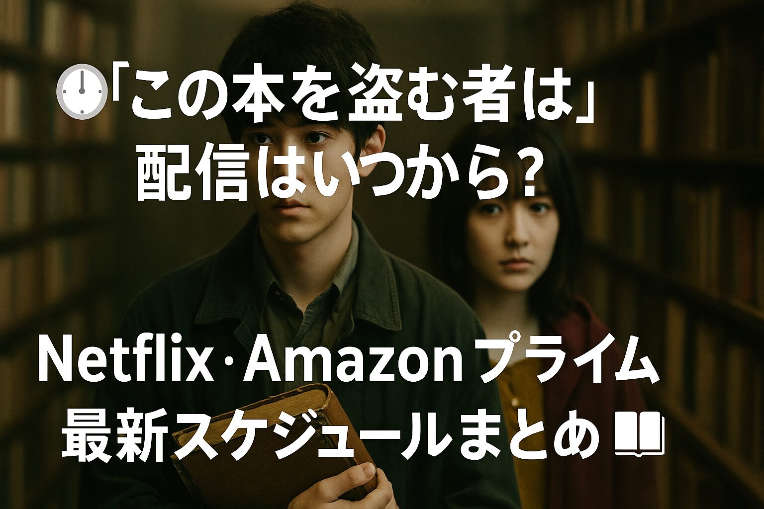 ⏱️『この本を盗む者は』配信はいつから？Netflix・Amazonプライム最新スケジュールまとめ📚