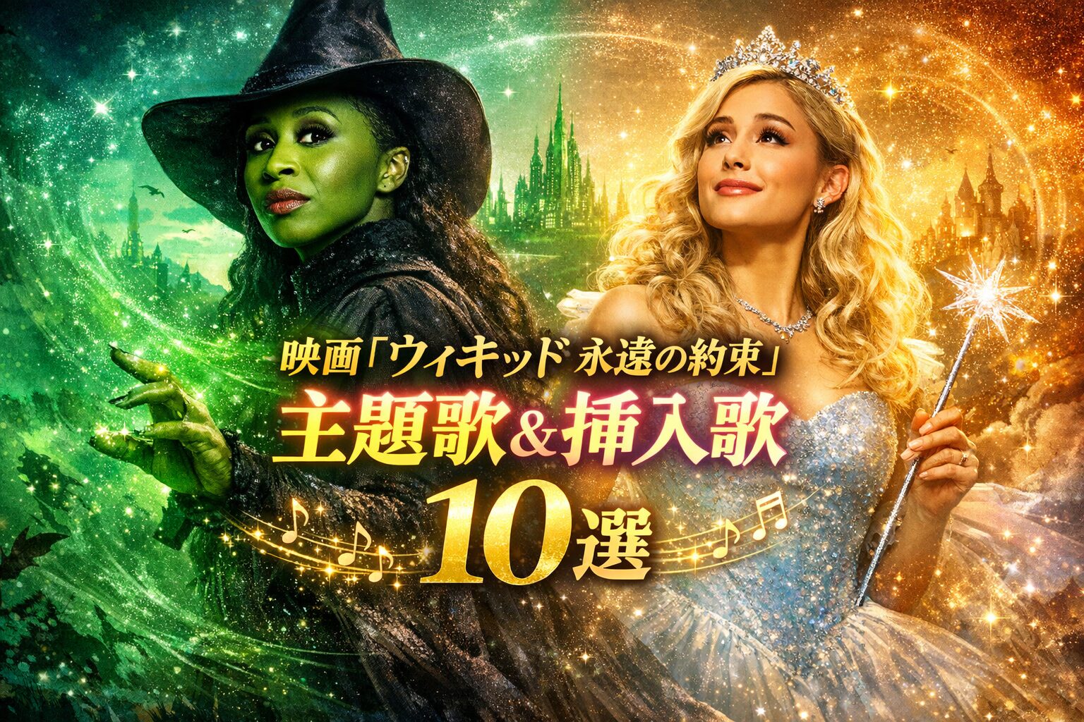 『ウィキッド 永遠の約束』主題歌一覧｜“Defying Gravity”が再び響く名シーン集